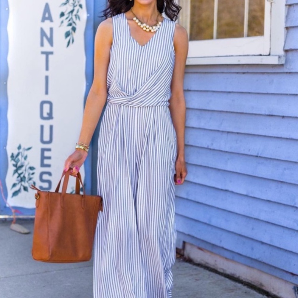 A New Day Striped Jumpsuit